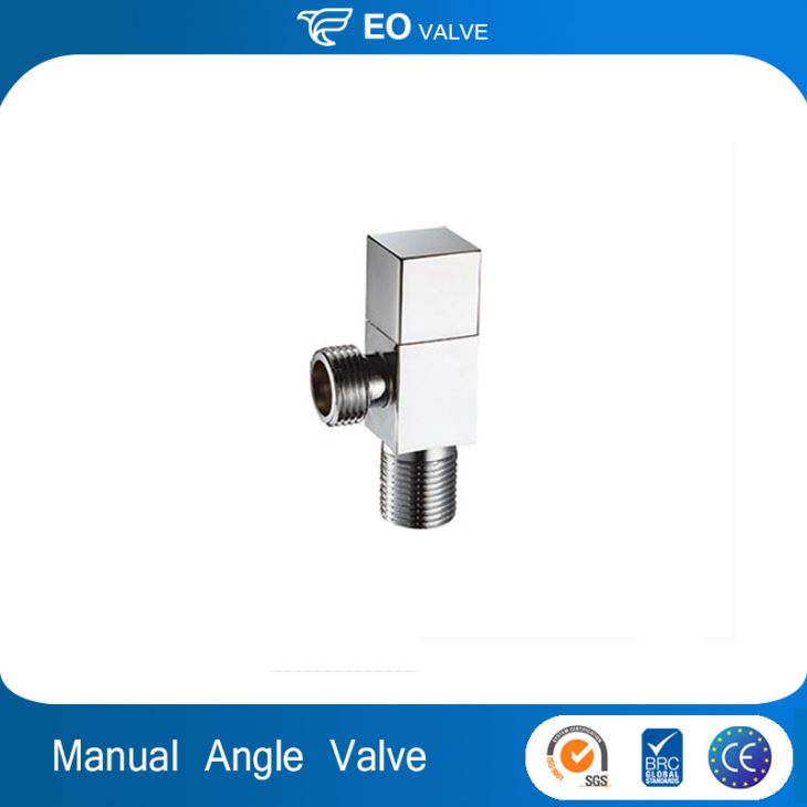 1/2 Inch Water Inlet Manual Control Brass Angle Stop Valve