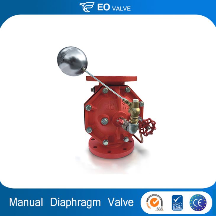 Flanged Connection Diaphragm Style Remote Control Float Ball Valve