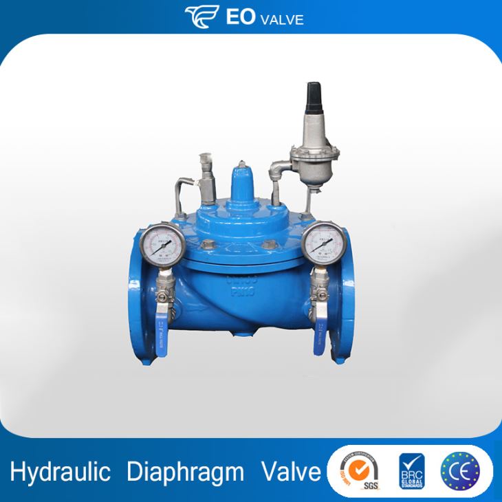 Hydraulic Ductile Iron Diaphragm Type Water Pressure Reducing Valve