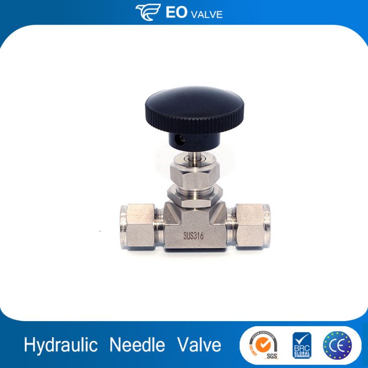 Hydraulic Water Needle Valve With Flow Meter