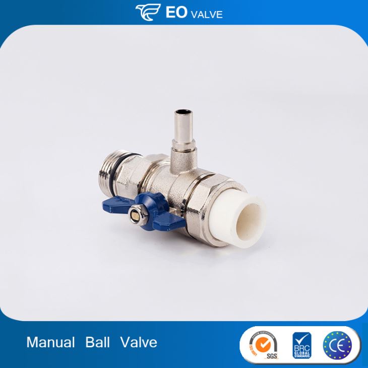 Manual Loose Joint PPR Ball Valve Cooper High Quality Ball Valve 1/2
