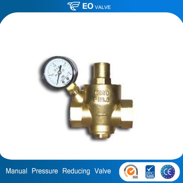 Manual Operate Brass Pressure Reducing Valve