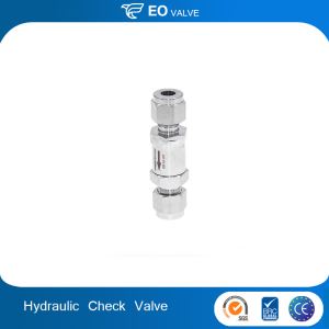 Double Ferrule Tube Connection Hydraulic Gas Swing Check Valve