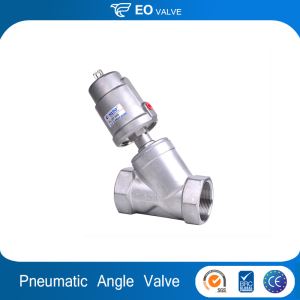 Half Inch Pneumatic Actuated Stainless Steel Angle Seat Valve