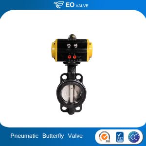 Pneumatic Butterfly Valve With High Performance Pneumatic Valve Actuator