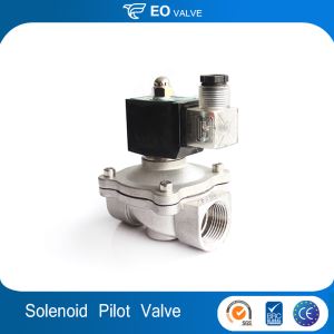 Stainless Steel Low Pressure Normally Closed Pilot Shutoff 12v Gas Solenoid Valve