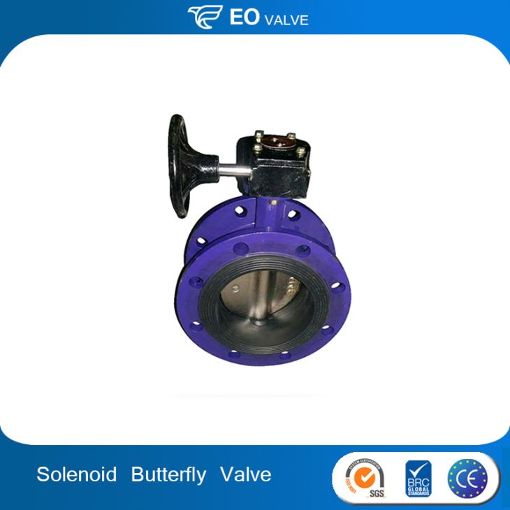 Solenoid Actuated German Types Of Butterfly Valve